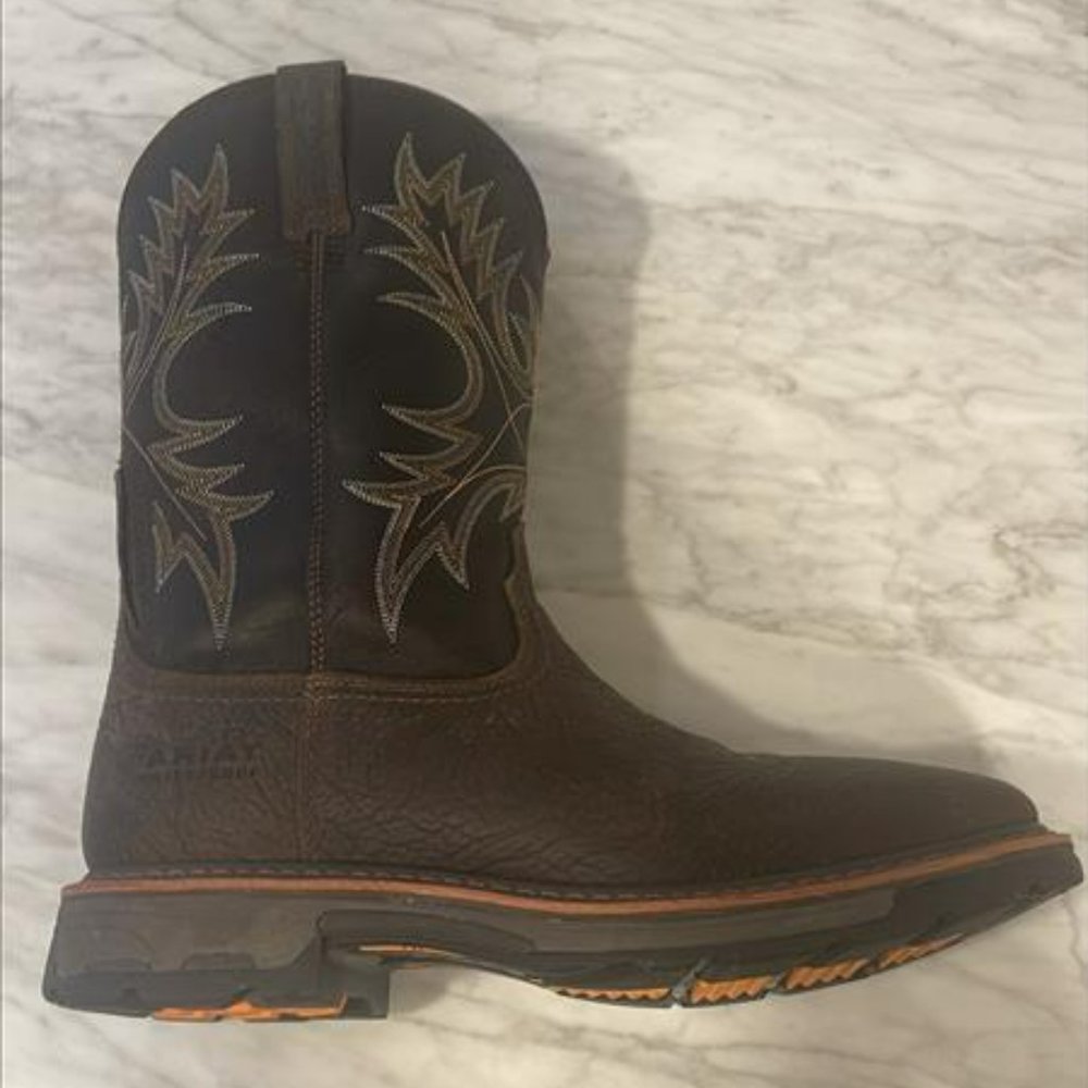 Mens Ariat 11.5 Waterproof Work Boot (Worker) - Excellent Condition